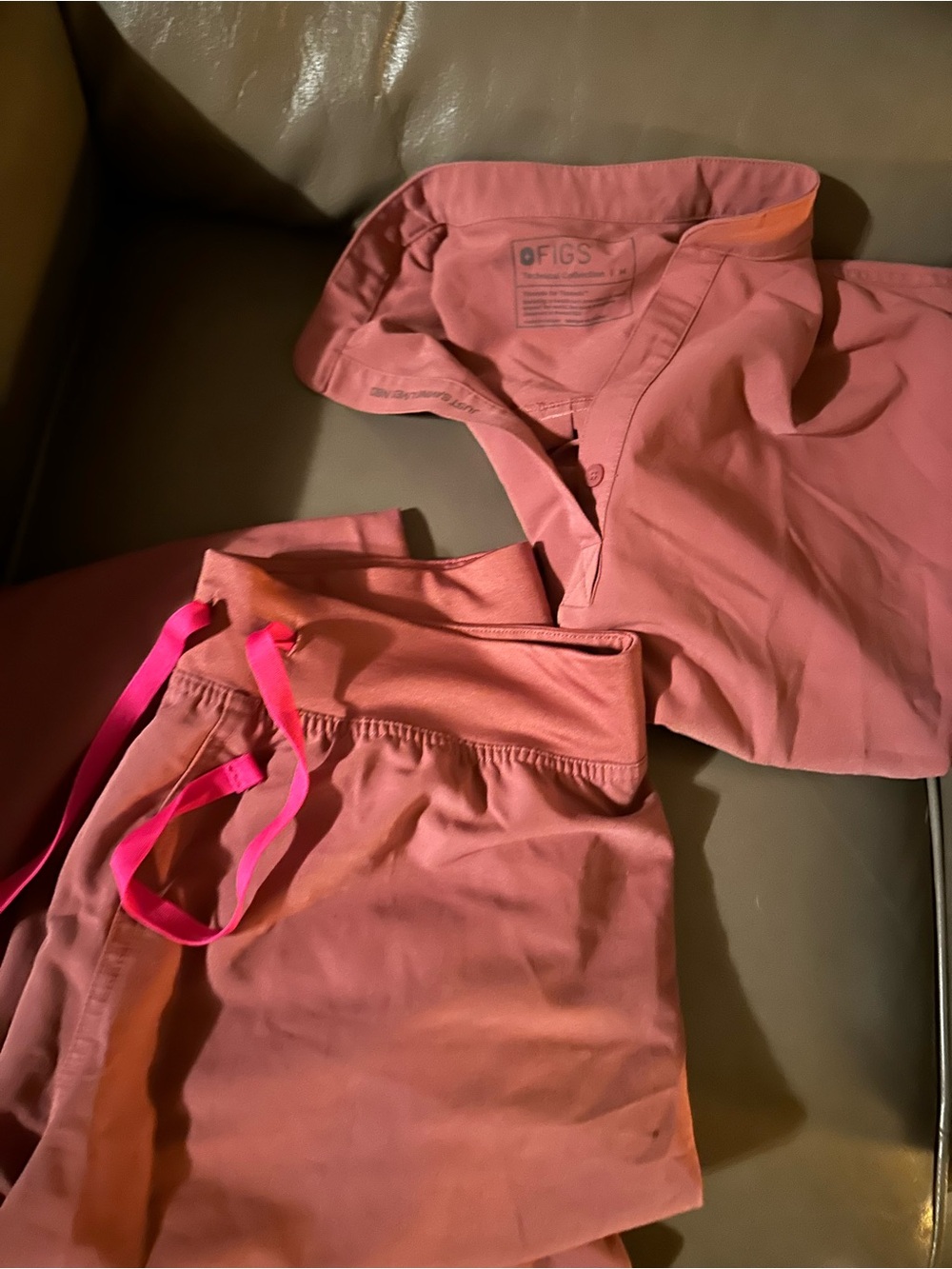 Mauve figs set- M rafela and large pants
